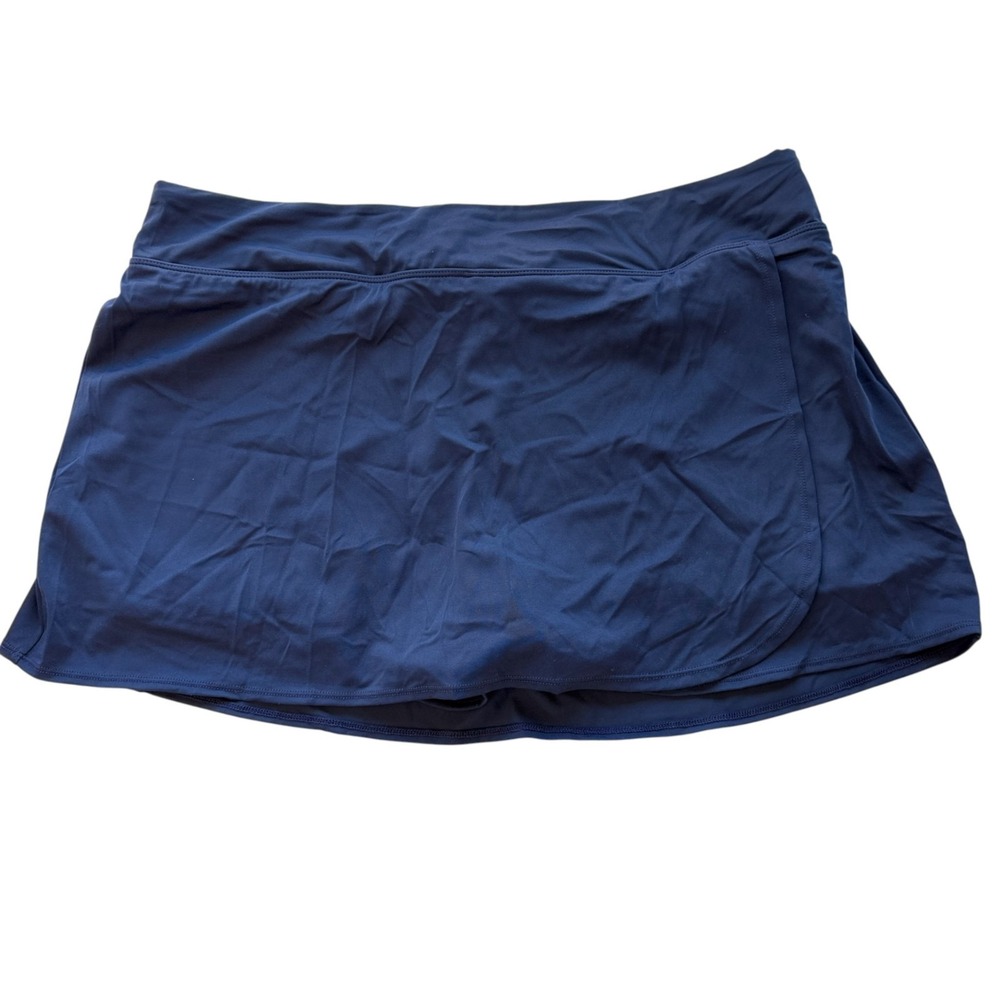 Kim Rogers Womens Skort‎ Swimwear Bottoms Navy Size 20W